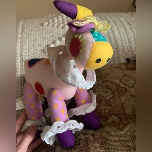 Plush patchwork cow “1989 Those characters from Cleveland”